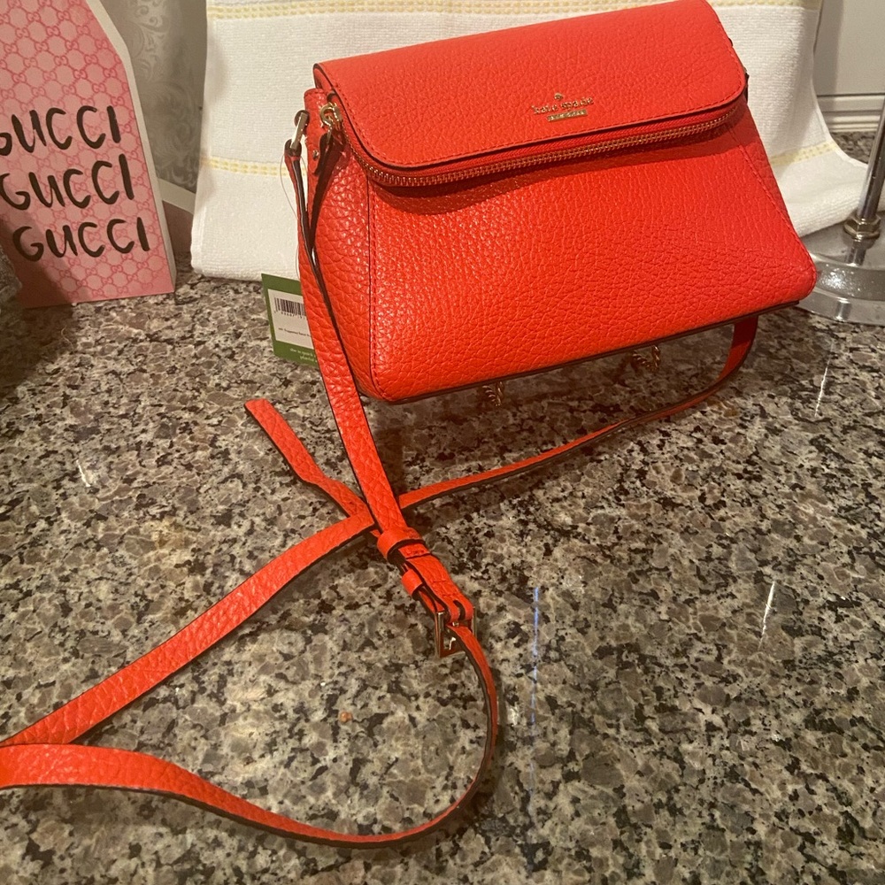 Kate Spade NWT Foldover Crossbody - Picture 2 of 16